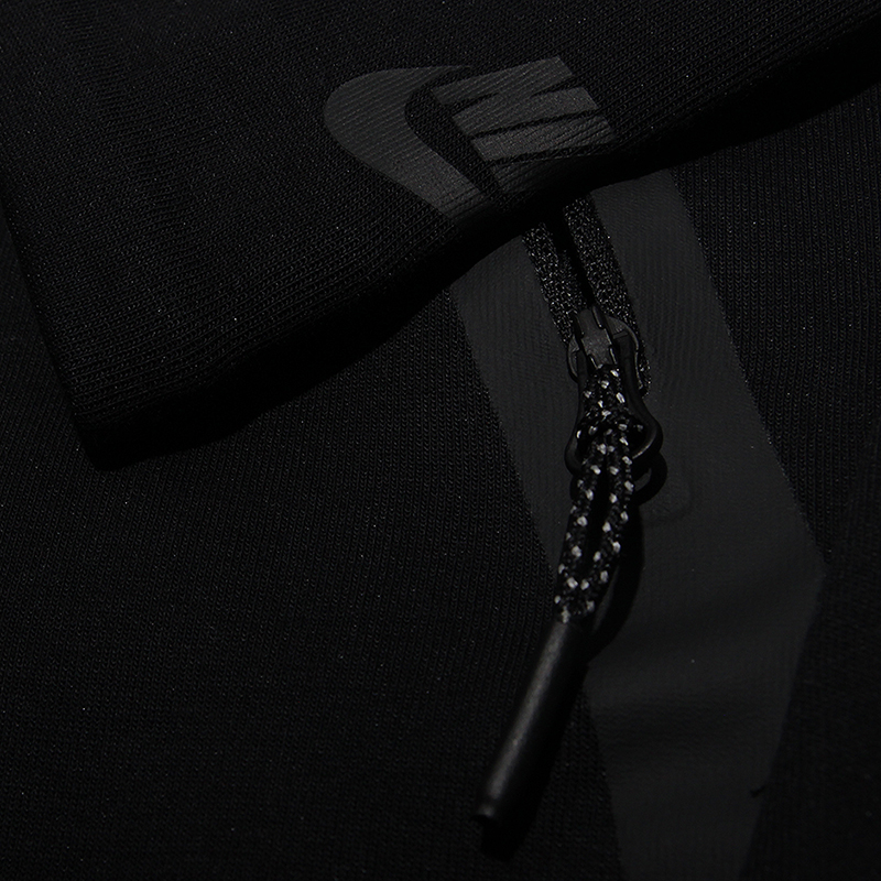 мужская черная толстовка Nike Tech Fleece Jacket 832114-010 - цена, описание, фото 2